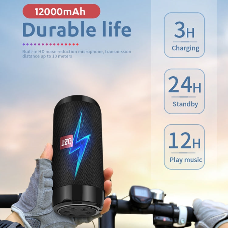 T&G TG113C Column Portable Bluetooth Mini Speaker FM Radio Waterproof Subwoofer Phone Holder Wireless Loundpeakers(Blue) - Desktop Speaker by T&G | Online Shopping UK | buy2fix