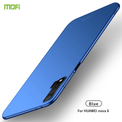 For Huawei Nova 6 MOFI Frosted PC Ultra-thin Hard Case(Blue) - Huawei Cases by MOFI | Online Shopping UK | buy2fix