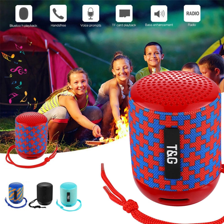 T&G TG129 Portable Wireless Music Speaker Hands-free with MIC, Support TF Card FM(Red) - Desktop Speaker by T&G | Online Shopping UK | buy2fix