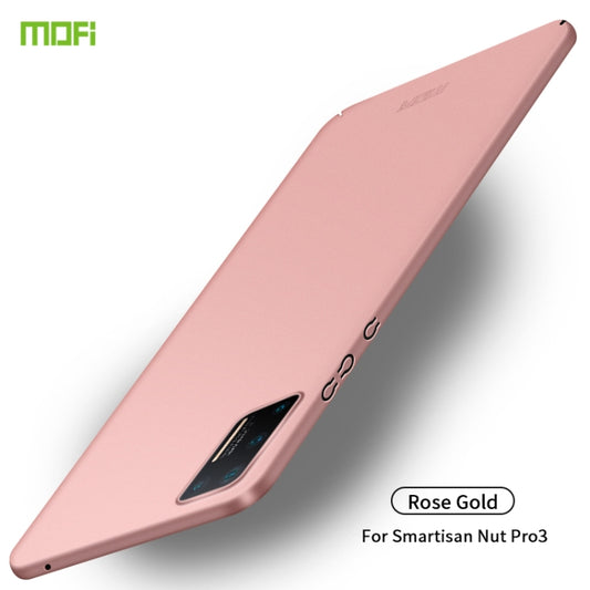 For Smartisan Nut Pro3 MOFI Frosted PC Ultra-thin Hard Case(Rose gold) - More Brand by MOFI | Online Shopping UK | buy2fix