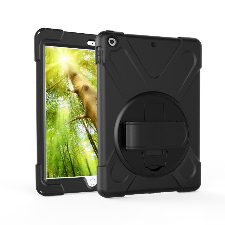 For Huawei MediaPad M5 10.8 360 Degree Rotation PC + Silicone Protective Case with Holder & Hand-strap(Light Green) - Huawei by buy2fix | Online Shopping UK | buy2fix