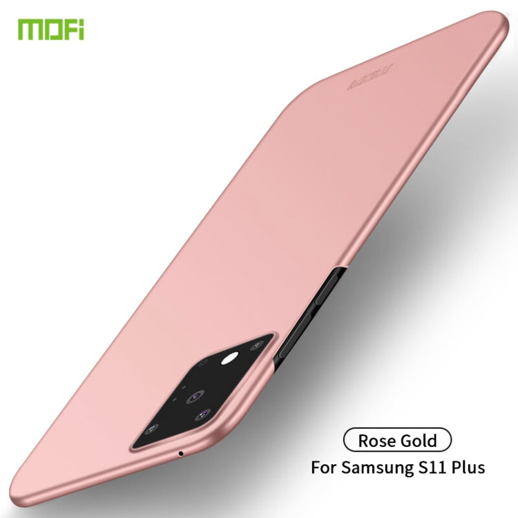 For Galaxy S20 Ultra MOFI Frosted PC Ultra-thin Hard Case(Rose gold) - Galaxy Phone Cases by MOFI | Online Shopping UK | buy2fix