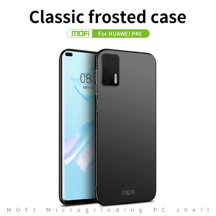 For Huawei P40 MOFI Frosted PC Ultra-thin Hard Case(Black) - Huawei Cases by MOFI | Online Shopping UK | buy2fix