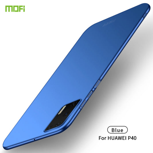 For Huawei P40 MOFI Frosted PC Ultra-thin Hard Case(Blue) - Huawei Cases by MOFI | Online Shopping UK | buy2fix