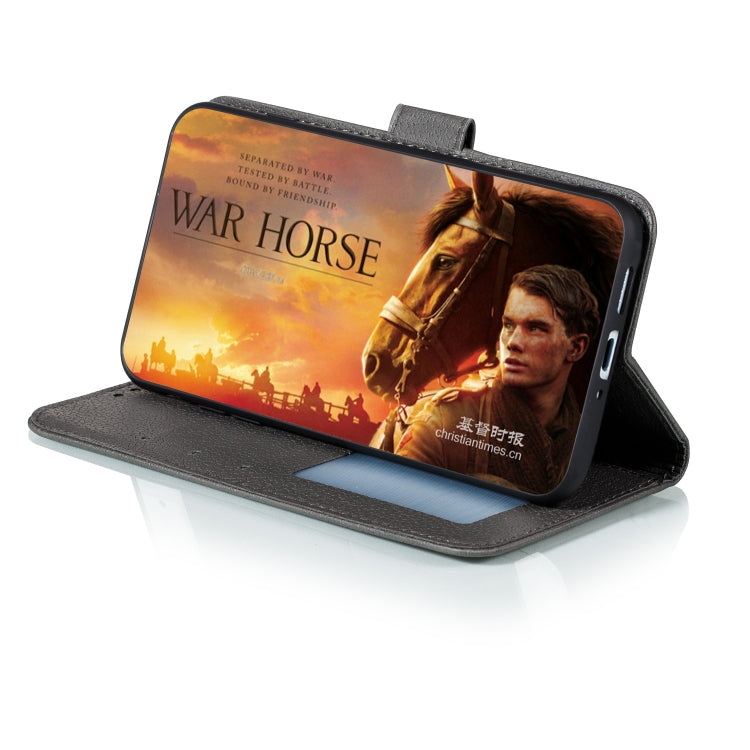 For Galaxy S20+ Litchi Texture Feather Embossing Horizontal Flip PU Leather Case with Holder & Card Slots & Wallet & Photo Frame & Lanyard(Grey) by buy2fix