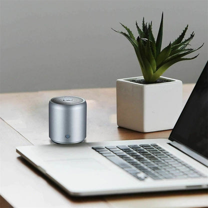EWA A107 TWS Portable Super Mini Subwoofer Waterproof Bluetooth Speaker(Gold) - Mini Speaker by EWA | Online Shopping UK | buy2fix