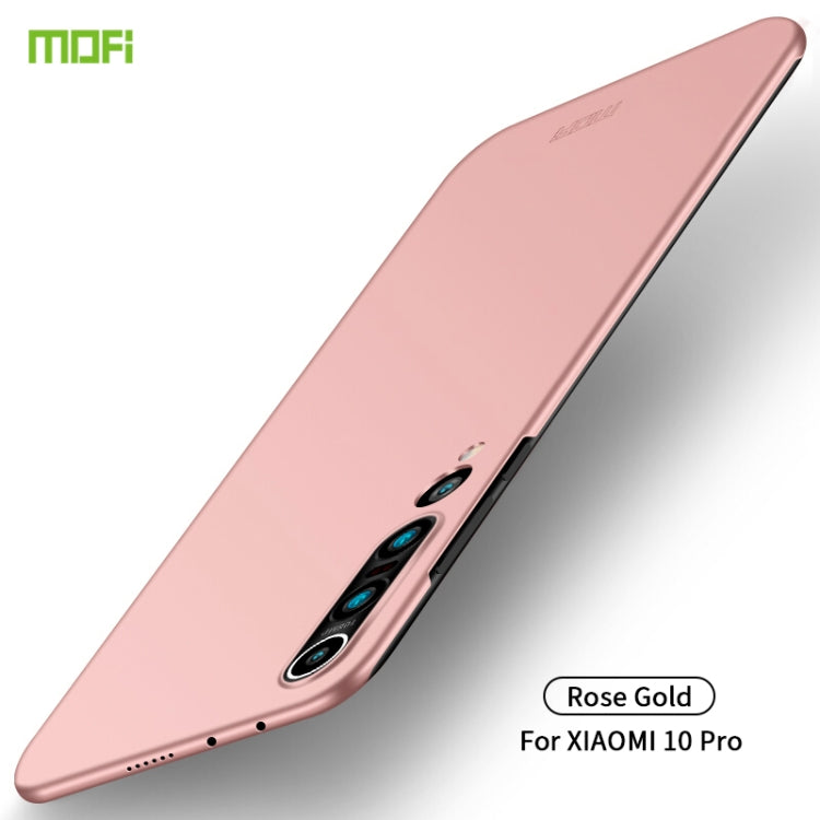 For Xiaomi Mi 10 Pro MOFI Frosted PC Ultra-thin Hard Case(Rose Gold) - Xiaomi Cases by MOFI | Online Shopping UK | buy2fix