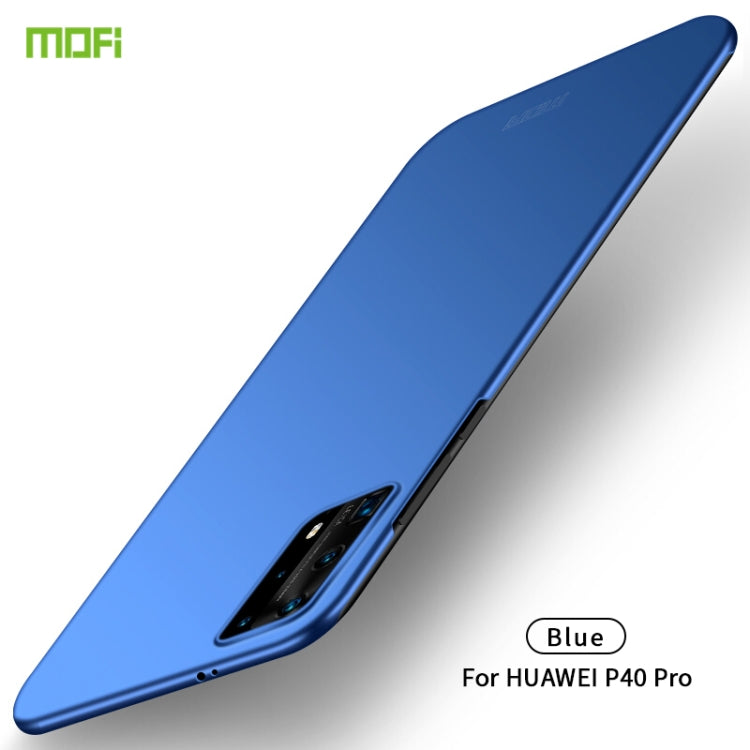 For Huawei P40 Pro MOFI Frosted PC Ultra-thin Hard Case(Blue) - Huawei Cases by MOFI | Online Shopping UK | buy2fix