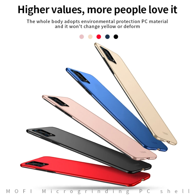 For Huawei P40 Pro MOFI Frosted PC Ultra-thin Hard Case(Red) - Huawei Cases by MOFI | Online Shopping UK | buy2fix