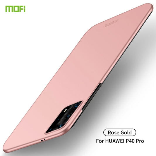 For Huawei P40 Pro MOFI Frosted PC Ultra-thin Hard Case(Rose Gold) - Huawei Cases by MOFI | Online Shopping UK | buy2fix