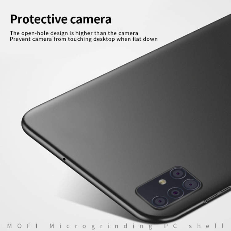 For Galaxy A51 MOFI Frosted PC Ultra-thin Hard Case(Black) - Galaxy Phone Cases by MOFI | Online Shopping UK | buy2fix