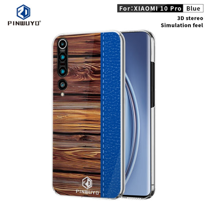 For Xiaomi Mi 10 Pro PINWUYO Pindun Series Slim 3D Flashing All-inclusive PC Case(Blue) - Galaxy Phone Cases by PINWUYO | Online Shopping UK | buy2fix