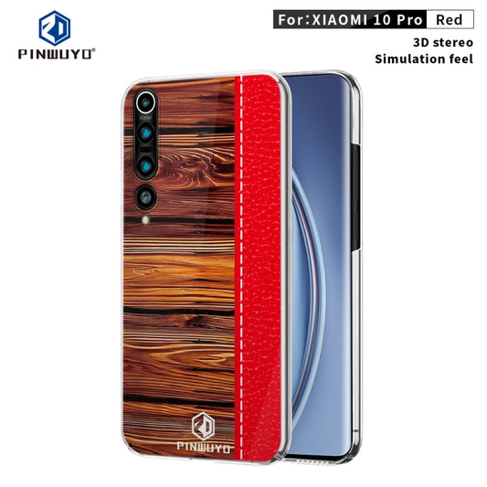 For Xiaomi Mi 10 Pro PINWUYO Pindun Series Slim 3D Flashing All-inclusive PC Case(Red) - Galaxy Phone Cases by PINWUYO | Online Shopping UK | buy2fix