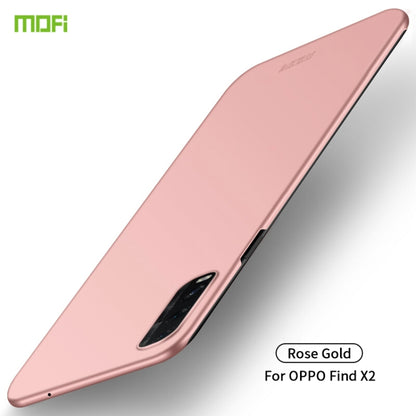 For OPPO Find X2 MOFI Frosted PC Ultra-thin Hard Case(Rose gold) - OPPO Cases by MOFI | Online Shopping UK | buy2fix