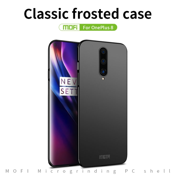 For  OnePlus 8 MOFI Frosted PC Ultra-thin Hard Case(Black) - OnePlus Cases by MOFI | Online Shopping UK | buy2fix