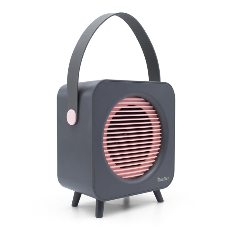 Oneder V9 Fabric Portable Wireless Bluetooth Speaker Portable Card Subwoofer Creative Gift Mini Speaker(Pink) - Desktop Speaker by OneDer | Online Shopping UK | buy2fix