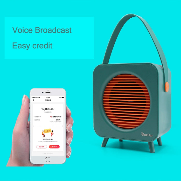 Oneder V9 Fabric Portable Wireless Bluetooth Speaker Portable Card Subwoofer Creative Gift Mini Speaker(Blue) - Desktop Speaker by OneDer | Online Shopping UK | buy2fix