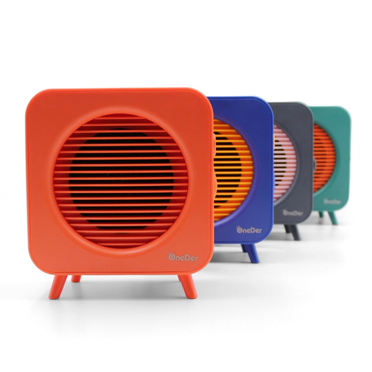 Oneder V9 Fabric Portable Wireless Bluetooth Speaker Portable Card Subwoofer Creative Gift Mini Speaker(Blue) - Desktop Speaker by OneDer | Online Shopping UK | buy2fix