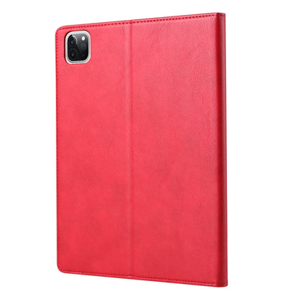 For iPad Pro 11 (2020) Knead Skin Texture Horizontal Flip Leather Tablet Case with Photo Frame & Holder & Card Slots & Wallet(Red) - iPad Pro 11 (2020) Cases by buy2fix | Online Shopping UK | buy2fix