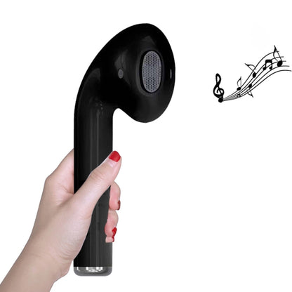 MK101 Creative Big Headphones Shape Sound Heavy Subwoofer Wireless Bluetooth Speakers, Support USB & TF(Black) - Desktop Speaker by buy2fix | Online Shopping UK | buy2fix