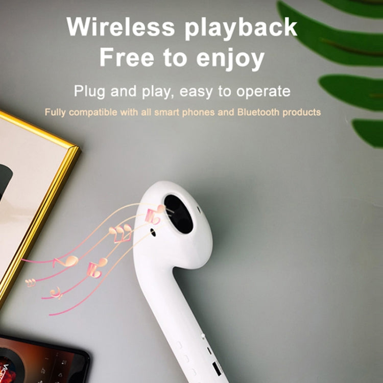 MK101 Creative Big Headphones Shape Sound Heavy Subwoofer Wireless Bluetooth Speakers, Support USB & TF(Black) - Desktop Speaker by buy2fix | Online Shopping UK | buy2fix