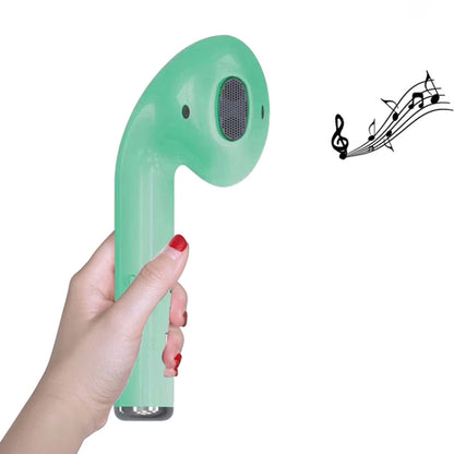 MK101 Creative Big Headphones Shape Sound Heavy Subwoofer Wireless Bluetooth Speakers, Support USB & TF (Green) - Desktop Speaker by buy2fix | Online Shopping UK | buy2fix