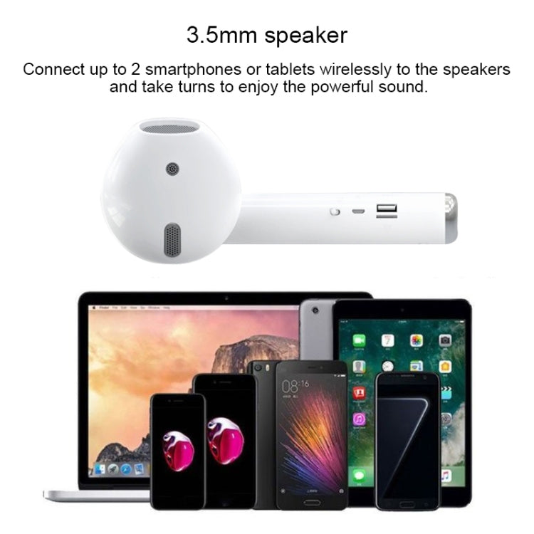 MK101 Creative Big Headphones Shape Sound Heavy Subwoofer Wireless Bluetooth Speakers, Support USB & TF (Blue) - Desktop Speaker by buy2fix | Online Shopping UK | buy2fix