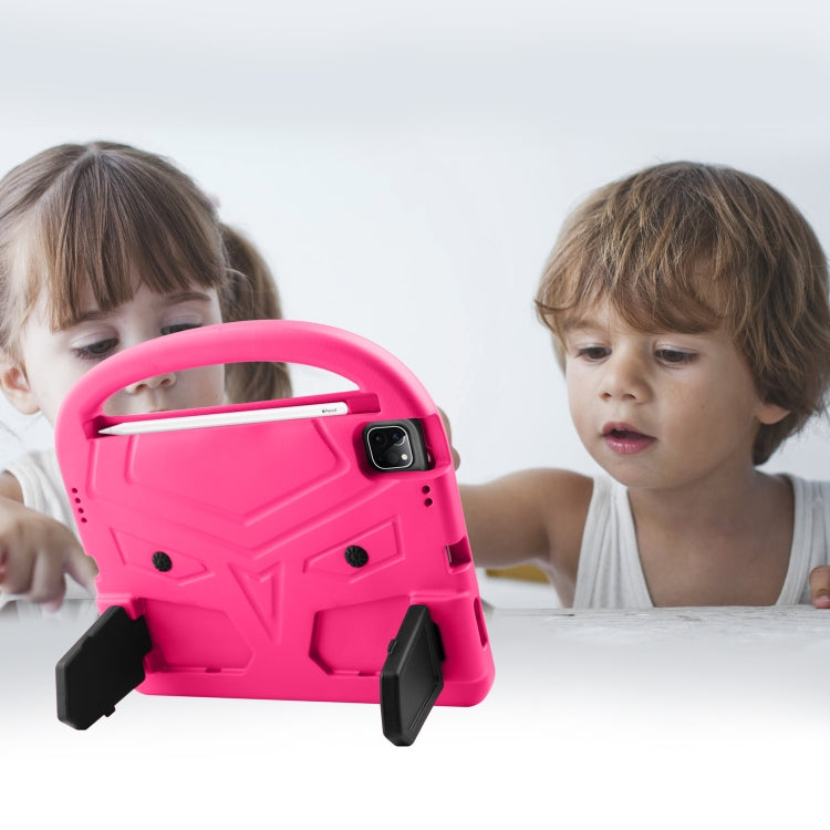 For iPad Pro 11 (2020) Sparrow Style  EVA Children's flat Plate Fall Protection Tablet Case(Rose Red) - iPad Pro 11 (2020) Cases by buy2fix | Online Shopping UK | buy2fix