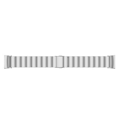 One Beads Slingshot Buckle Solid Stainless Steel Watch Band for Fitbit Charge 4(Silver) - Watch Bands by buy2fix | Online Shopping UK | buy2fix