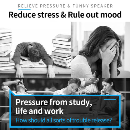 T6 Funny Bluetooth Speaker Flapping Relieve Stress Colorful Lights Soundbar Rubber Support TF Card - Desktop Speaker by buy2fix | Online Shopping UK | buy2fix