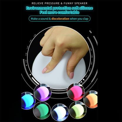 T6 Funny Bluetooth Speaker Flapping Relieve Stress Colorful Lights Soundbar Rubber Support TF Card - Desktop Speaker by buy2fix | Online Shopping UK | buy2fix