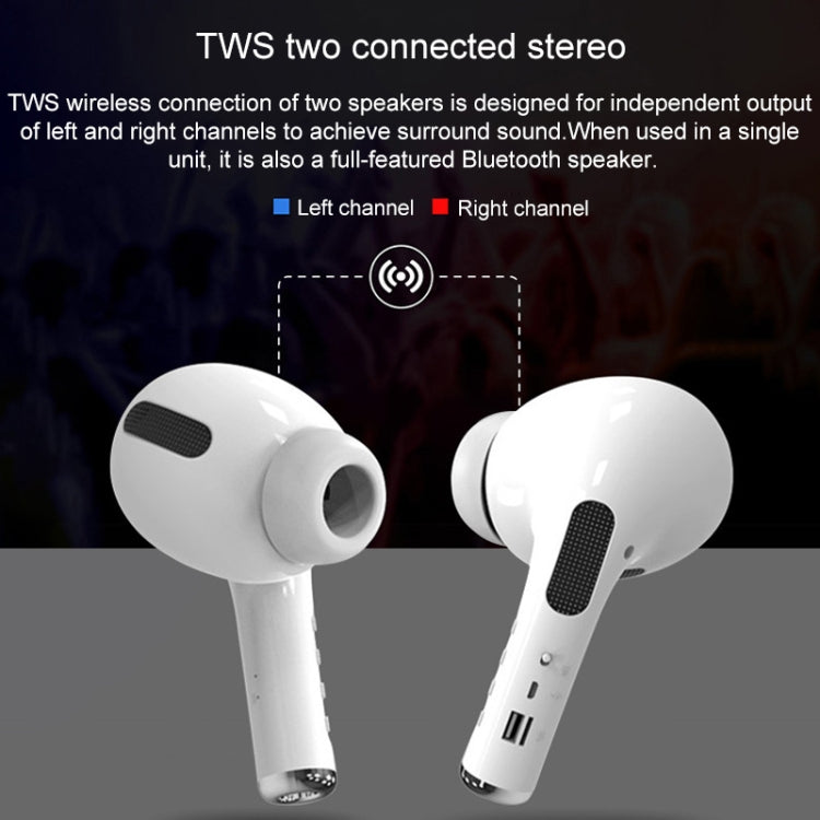 MK-201 Large Earphone Shape Bluetooth Speaker Wireless 3D Stereo Outdoor Portable Speaker, Support Hands-free Calling & FM & TF Card / USB Flash Disk / 3.5mm AUX Music Play (Black) - Desktop Speaker by buy2fix | Online Shopping UK | buy2fix