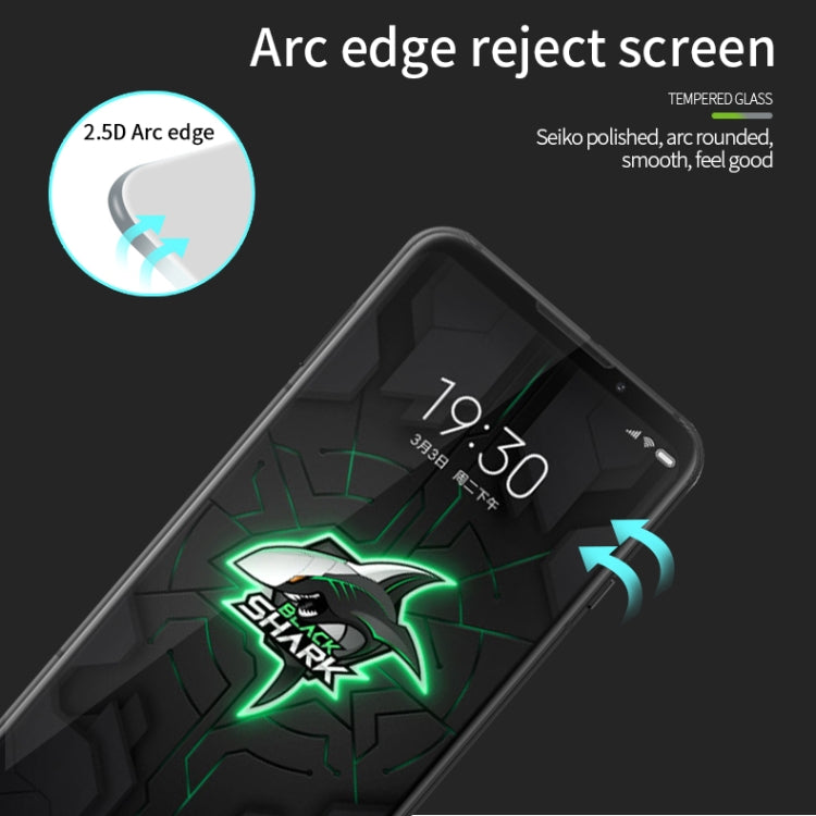 For Xiaomi Black shark3 pro MOFI 9H 2.5D Full Screen Tempered Glass Film(Black) -  by MOFI | Online Shopping UK | buy2fix