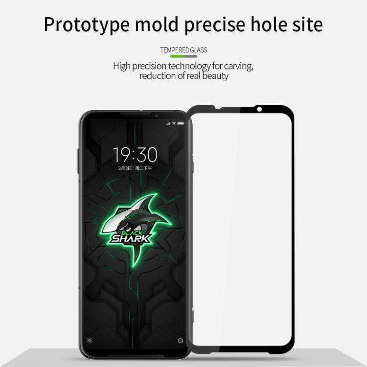 For Xiaomi Black shark3 pro MOFI 9H 2.5D Full Screen Tempered Glass Film(Black) -  by MOFI | Online Shopping UK | buy2fix