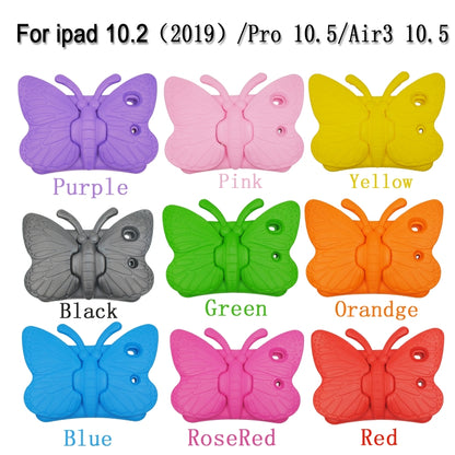 Butterfly Bracket Style EVA Children Shockproof Protective Case For iPad 10.2 2021 / 2020 / 2019 / 10.5(Red) - iPad 10.2 Cases by buy2fix | Online Shopping UK | buy2fix