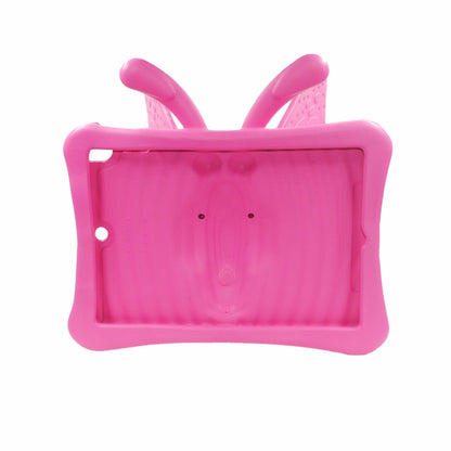 Butterfly Bracket Style EVA Children Shockproof Protective Case For iPad 10.2 2021 / 2020 / 2019 / 10.5(RoseRed) - iPad 10.2 Cases by buy2fix | Online Shopping UK | buy2fix
