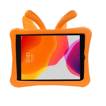 Butterfly Bracket Style EVA Children Shockproof Protective Case For iPad 10.2 2021 / 2020 / 2019 / 10.5(Orange) - iPad 10.2 Cases by buy2fix | Online Shopping UK | buy2fix