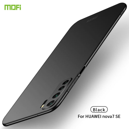 For Huawei Nova 7 SE MOFI Frosted PC Ultra-thin Hard Case(Black) - Huawei Cases by MOFI | Online Shopping UK | buy2fix