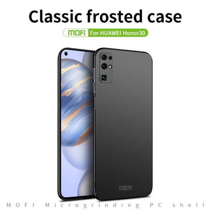 For Huawei Honor 30 MOFI Frosted PC Ultra-thin Hard Case(Black) - Honor Cases by MOFI | Online Shopping UK | buy2fix