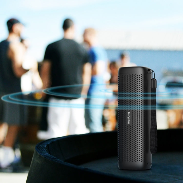 meidong MD-6110 Portable wireless Bluetooth Speaker Stereo 15W TF Music Subwoofer Metal Speakers for Outdoor - Desktop Speaker by meidong | Online Shopping UK | buy2fix