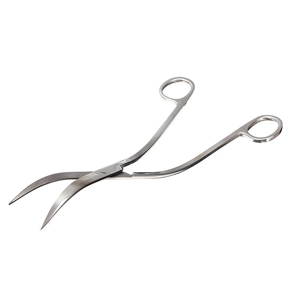 Water Grass Tool Aquarium Stainless Steel Wave Shaped Scissors Lengthened Tweezers(Silver) - Cleaning Tools by buy2fix | Online Shopping UK | buy2fix