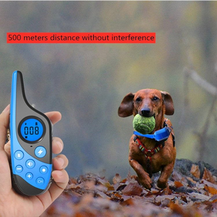 500m Charging Remote Control Dog Training Device Pet Bark Stopper - Training Aids by buy2fix | Online Shopping UK | buy2fix