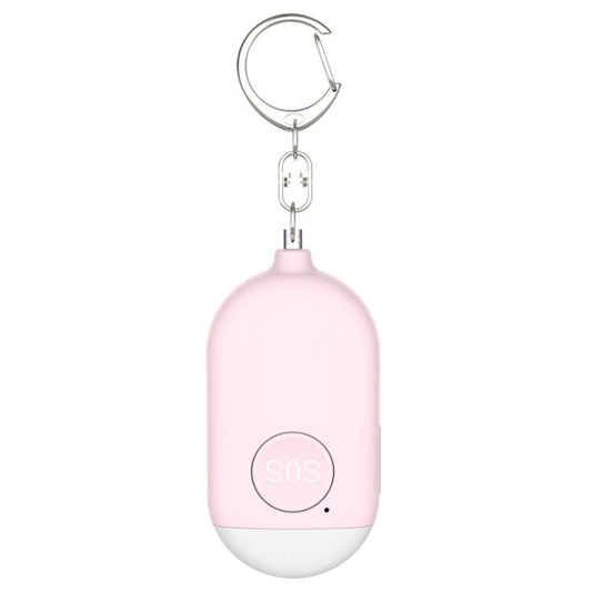 130dB IP44 Waterproof Rechargeable Anti-wolf Alarm Flashlight Intelligent Personal Alarm, English Packaging(Pink) by buy2fix