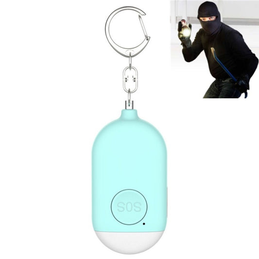 130dB IP44 Waterproof Rechargeable Anti-wolf Alarm Flashlight Intelligent Personal Alarm, English Packaging(Blue) by buy2fix