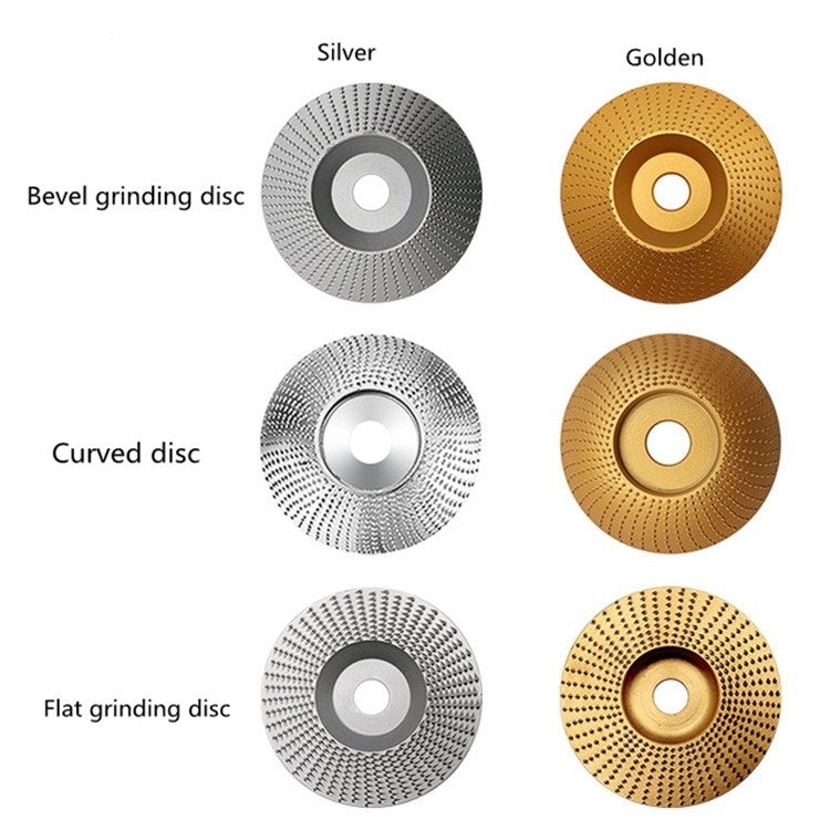 Woodworking Sanding Thorn Disk Angle Grinder Thorn Disk Plastic Grinding Disk Polishing Disk, Style:Flat(Gold) - Abrasive Tools & Accessories by buy2fix | Online Shopping UK | buy2fix