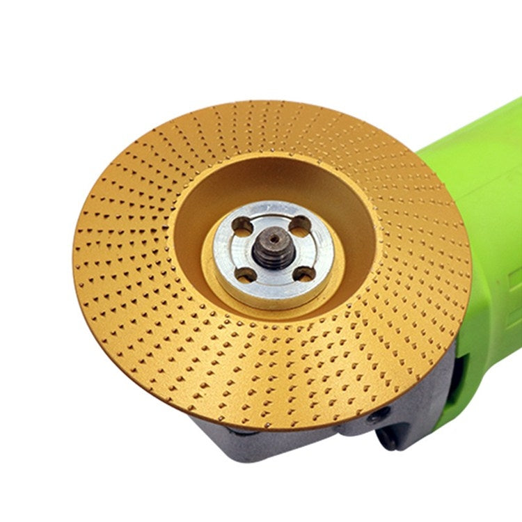 Woodworking Sanding Thorn Disk Angle Grinder Thorn Disk Plastic Grinding Disk Polishing Disk, Style:Flat(Gold) - Abrasive Tools & Accessories by buy2fix | Online Shopping UK | buy2fix