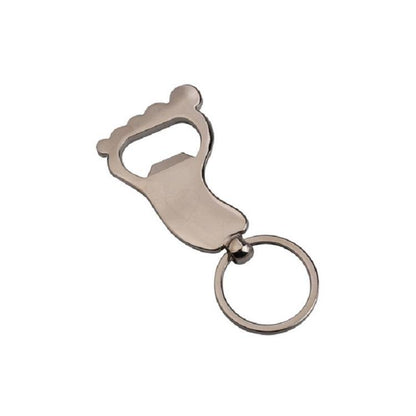 Personality Creative Male and Female Metal Keychain Bottle Opener, Specification: Silver - Key Rings by buy2fix | Online Shopping UK | buy2fix