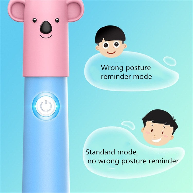 Electric Toothbrush Childrens Wrong Posture Correction Magnetic Suspension Sonic Toothbrush(Pink) - Toothbrushes by buy2fix | Online Shopping UK | buy2fix