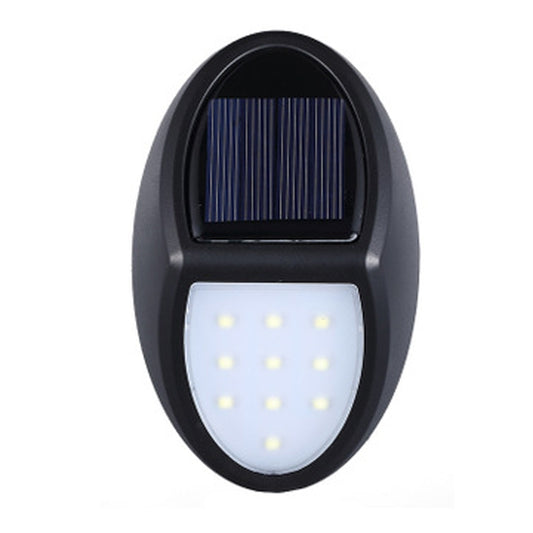 10 LEDs SMD 2835 Solar Powered IP65 Waterproof Outdoor Courtyard LED Wall Light by buy2fix
