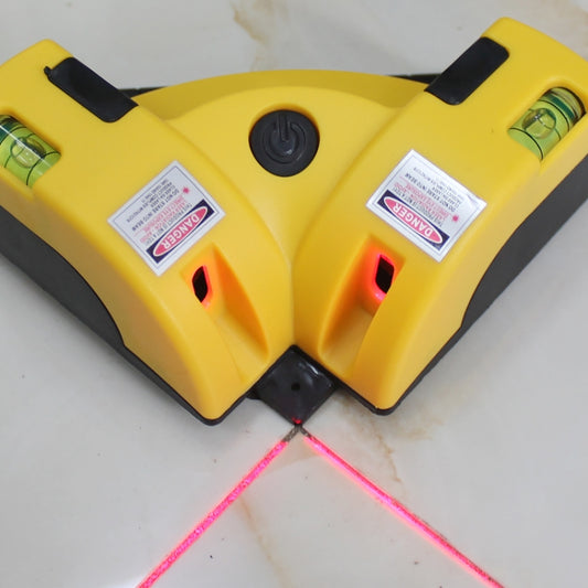 Right Angle 90 Degree Laser Level Cross Line Tiling Leveling Laser Beam Measurement Tool by buy2fix